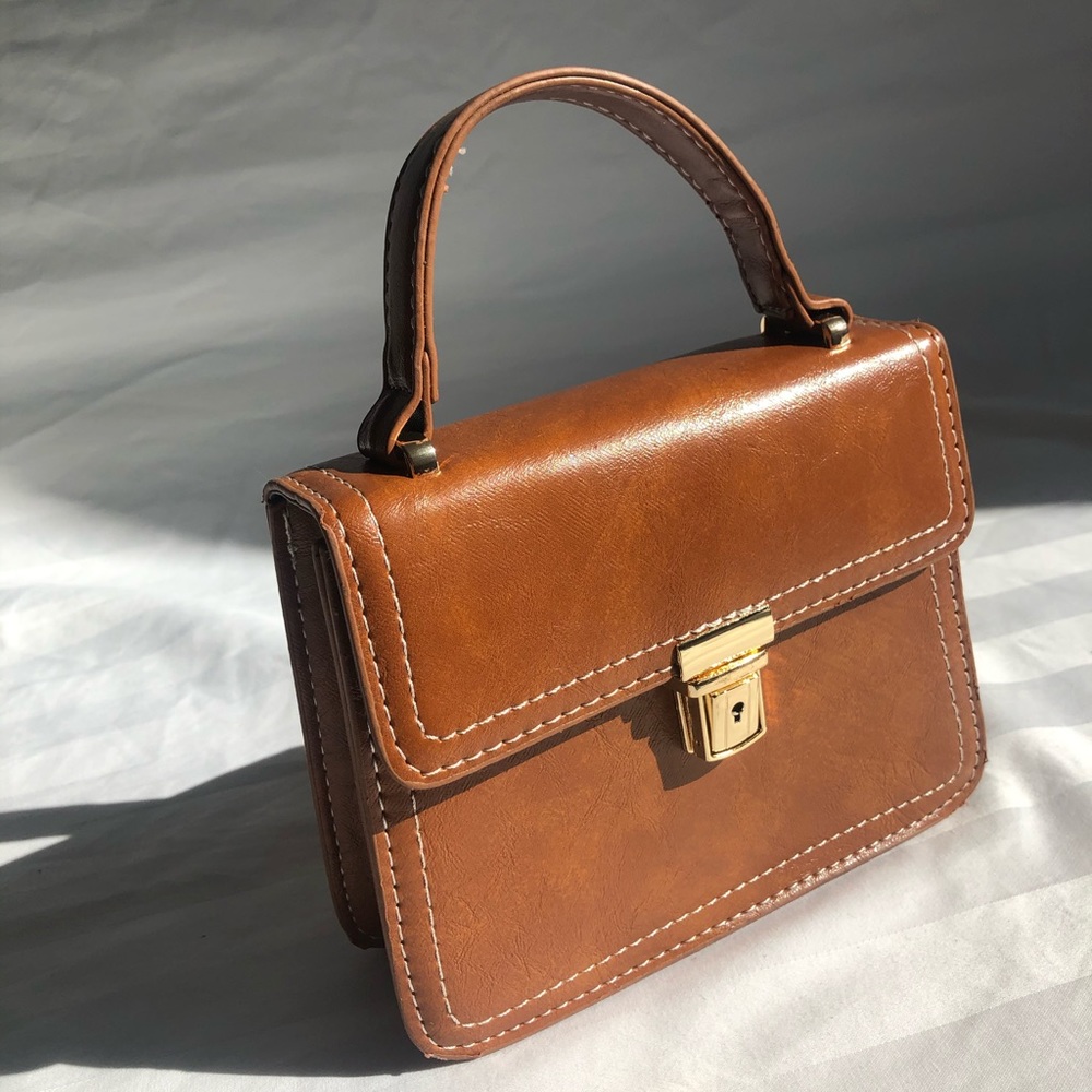 Chestnut Mini Shoulder Purse